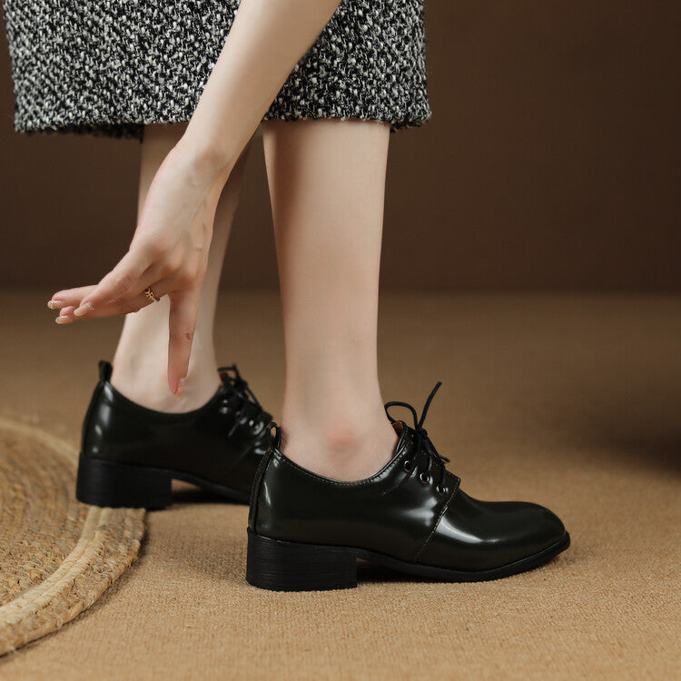 Women's Lace Up Oxford Shoes