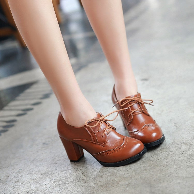 Women's chunky heel hot sale dress shoes