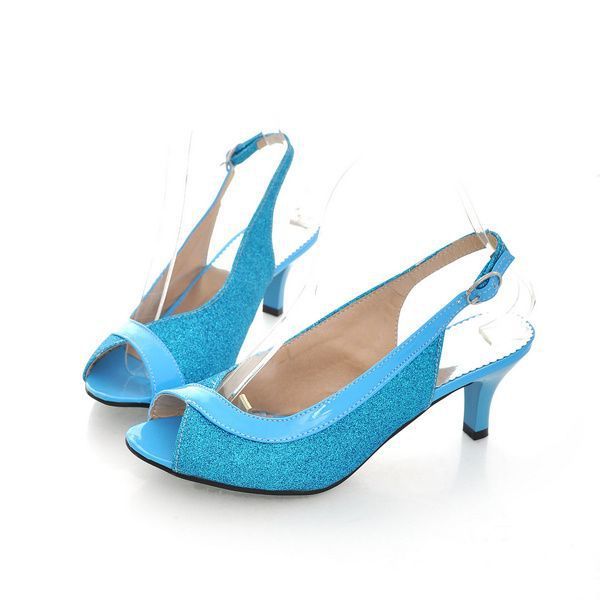 Women High Heel Slingbacks Sandals Shoes 3809