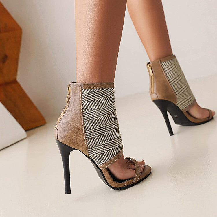 Women's Ankle Wrap Stiletto Heel Sandals