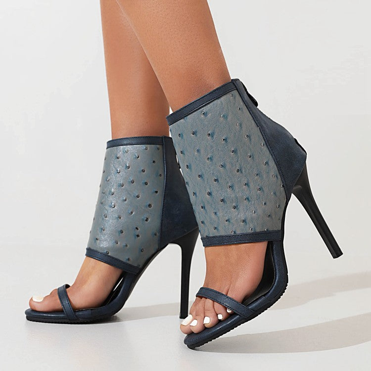 Women's Ankle Wrap Stiletto Heel Sandals