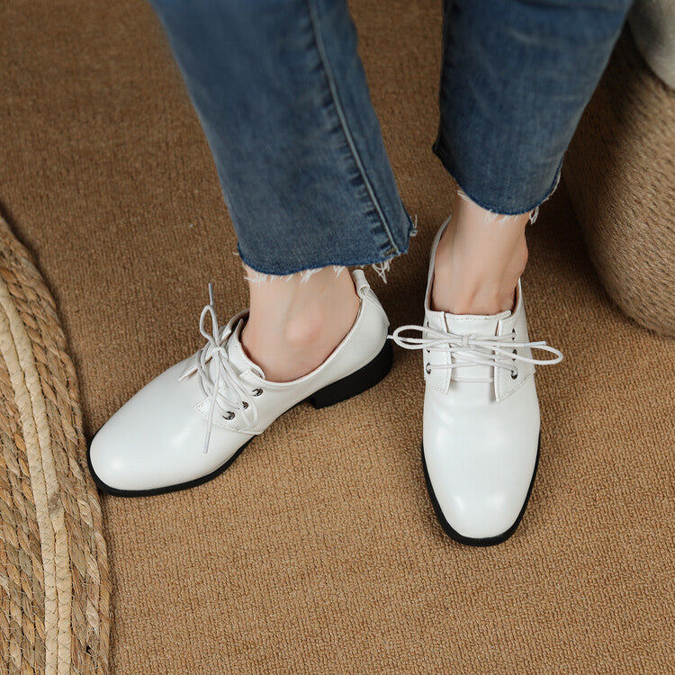 Women's Lace Up Oxford Shoes