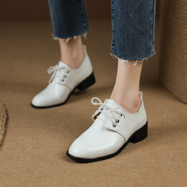 Women's Lace Up Oxford Shoes