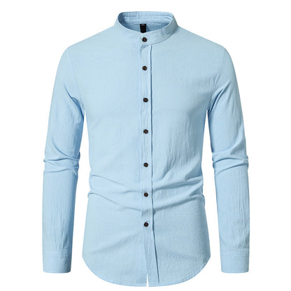 Men Turtleneck Long Sleeves Shirt