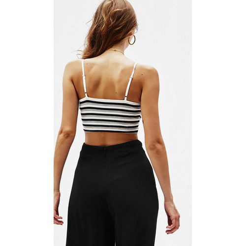 Summer Knit Stripe Slings Skinny Sexy Women Tank Tops