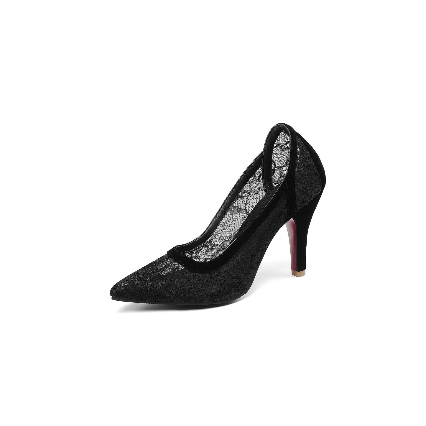 Lady Pointed Toe High-heel HollowOut Woman Pumps Stiletto Heel Shoes