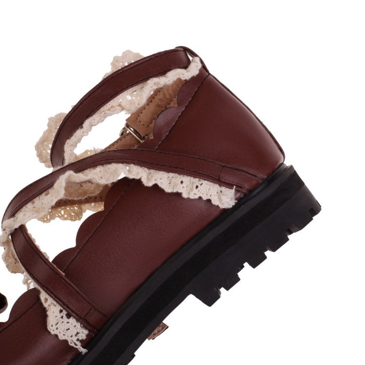 Women's  Lolita Knot Flats Mary Jane Shoes