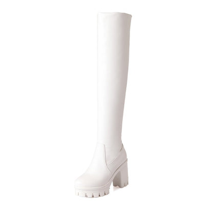 Women's High Heel Over the Knee High Boots