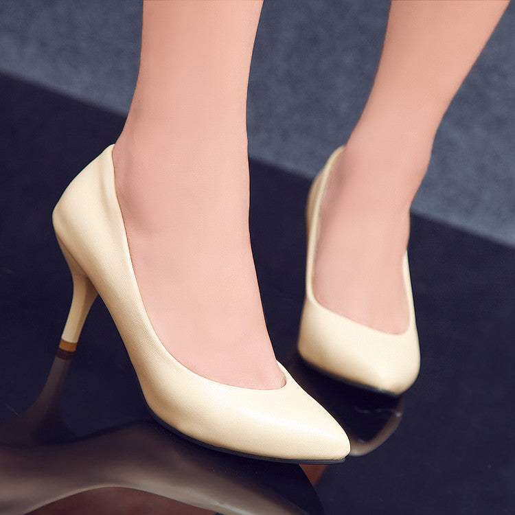 Pointed Toe High Heel Shoes Woman 2305 – meetfun