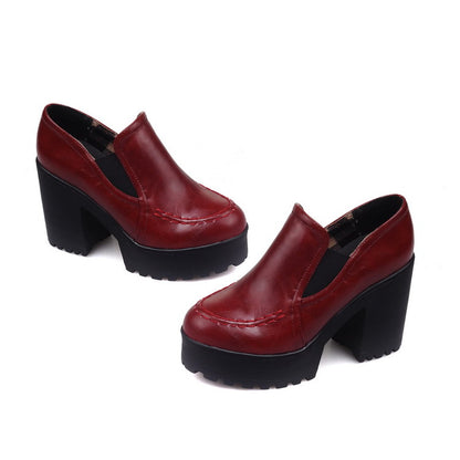 Women's Platform Block High Heels