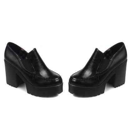 Women's Platform Block High Heels