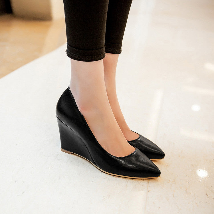 Women's Heels Pointed Toe Wedges Shoes