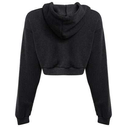 Casual Hooded Pure Color Hoodie for Women 2543