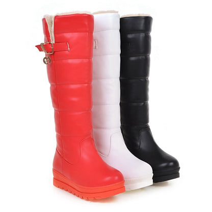 Womens' Platform Heels Knee High Snow Boots