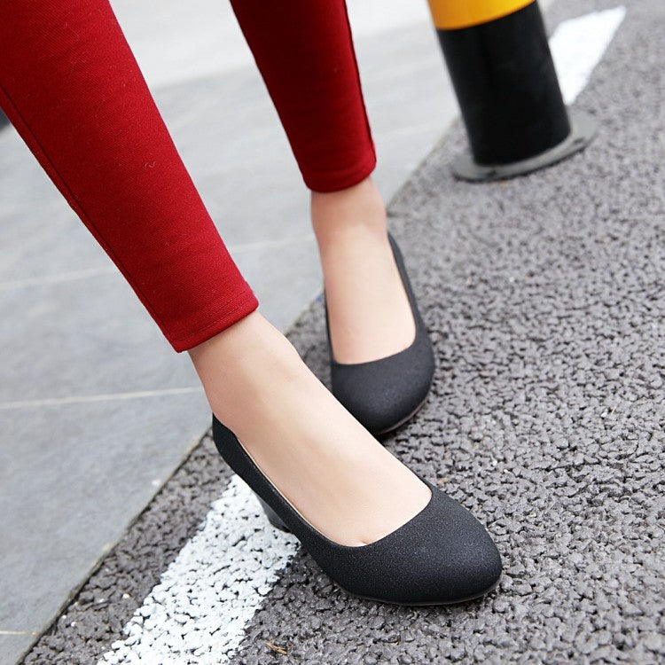 Women's Pumps Sequined Wedge Heels Shoes