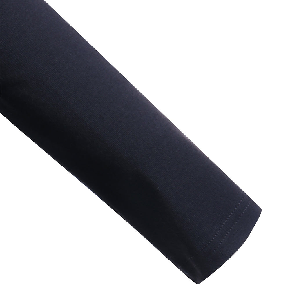 Plaid Panel Irregular Long Sleeve T-shirt 5503