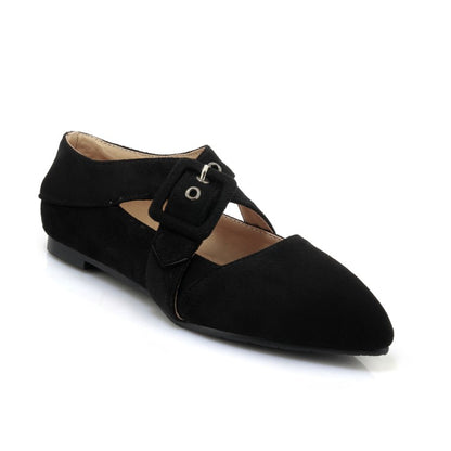 Women's Velvet Pumps Flats Shoes