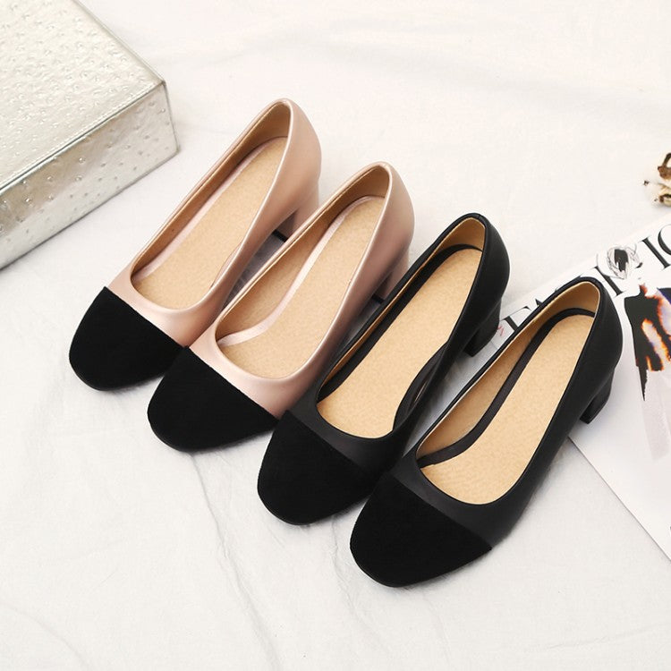 Square Toe Women Heels Dress Shoes 8547