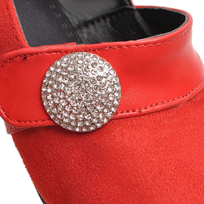 Women's Rhinestone Pointed Toe High Heels