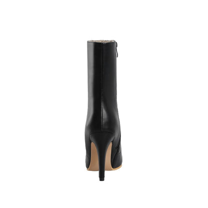 Women's Pointed Toe High Heels Short Boots