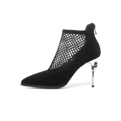 Women's Pointed Toe Hollow Out High Heel Shoes