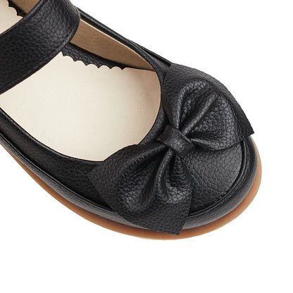 Women's  Bowtie Flats Mary Jane Shoes