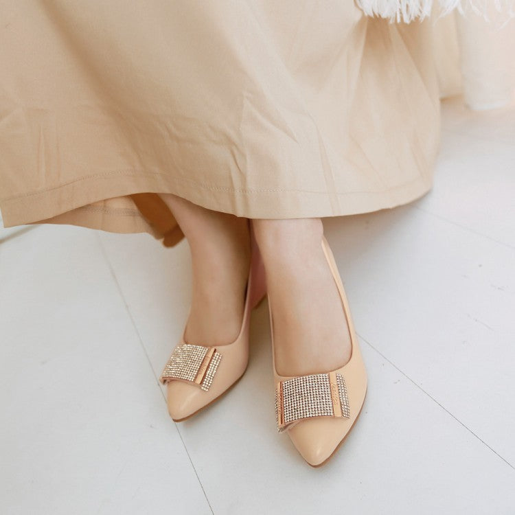 Women's Heels Rhinestone Platform Wedge Shoes
