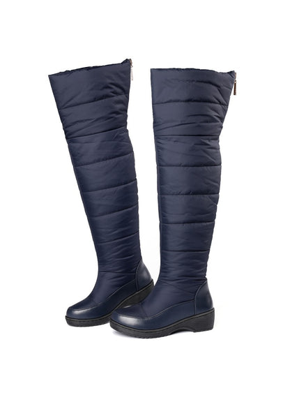 Women's Wedge Heels Down Over the Knee Boots for Winter