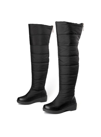 Women's Wedge Heels Down Over the Knee Boots for Winter