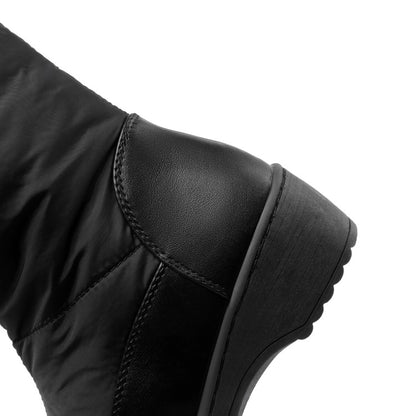 Women's Wedge Heels Down Over the Knee Boots for Winter