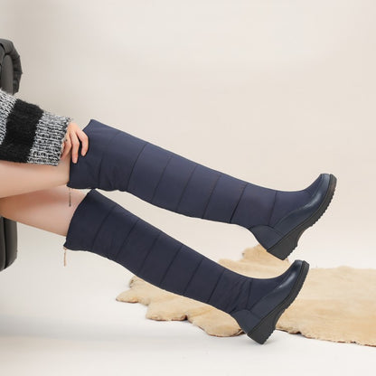 Women's Wedge Heels Down Over the Knee Boots for Winter