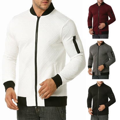 Men's Cotton Overall Coat Bomber Jacket Shirts