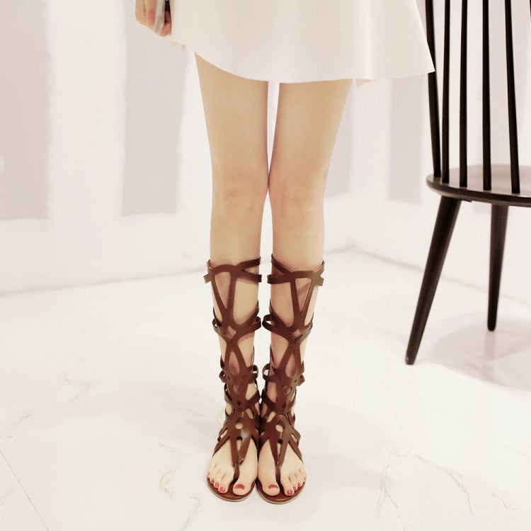 Women's Gladiator Sandals Wedge Heel Dress Shoes for Summer 2903