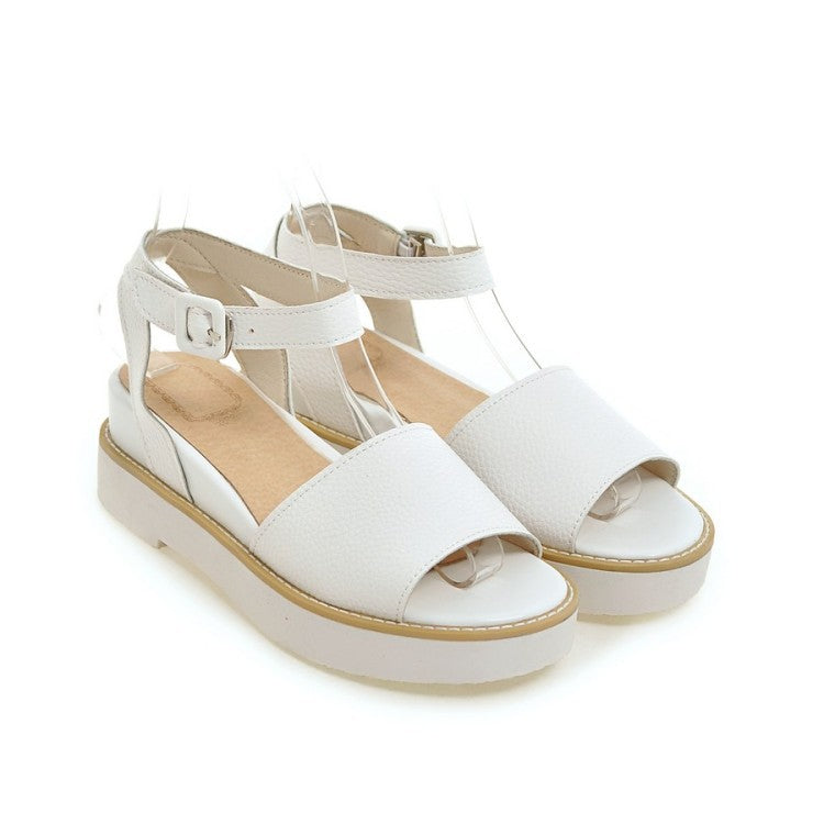 Women Platform Sandals Wedge Heels Shoes for Summer 8931