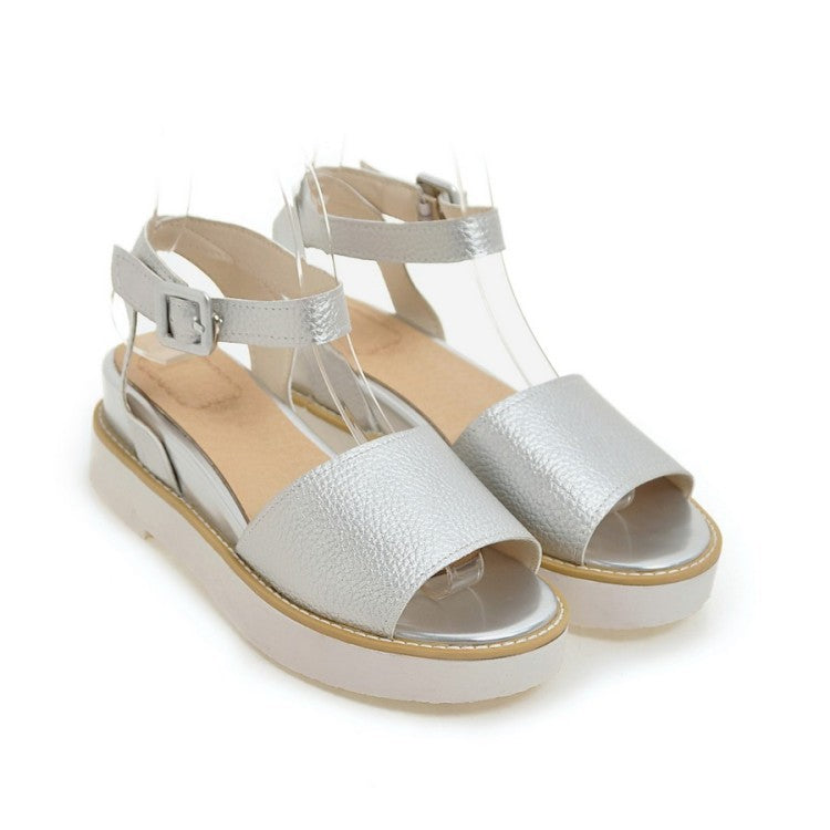 Women Platform Sandals Wedge Heels Shoes for Summer 8931
