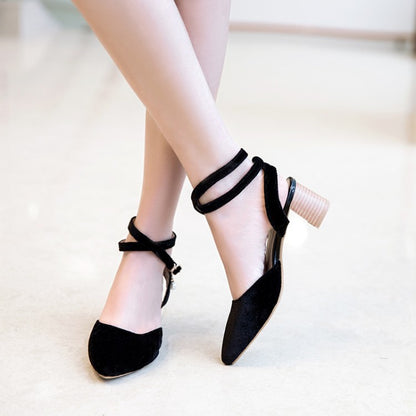 Women's Buckle Ankle Straps High Heel Sandals