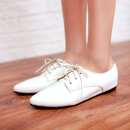 Women's Patent Leather Flats Shoes