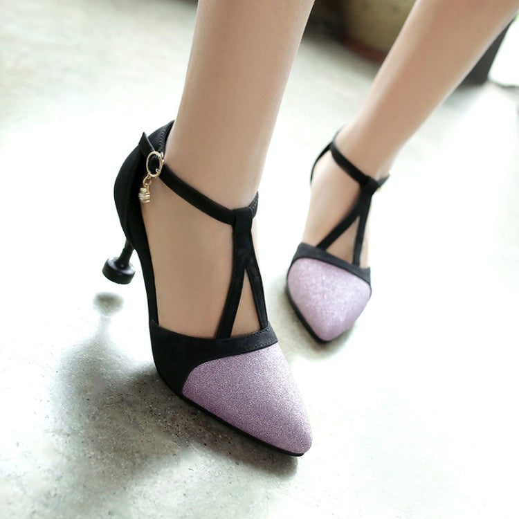 Women's Glitter High Heel Sandals