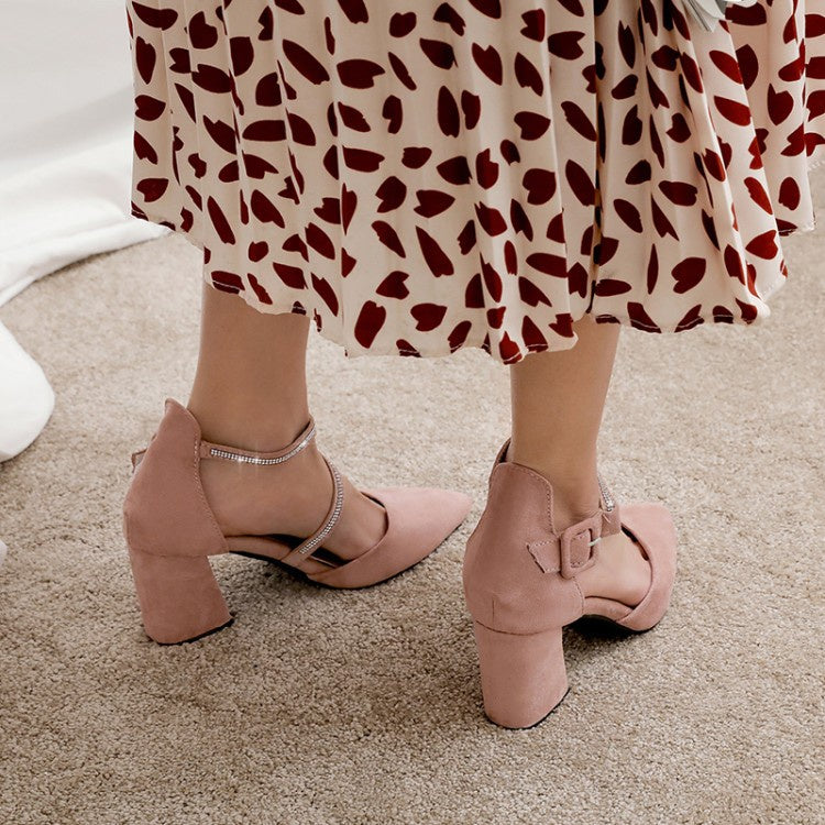 Women's Rhinestone High Heel Sandals