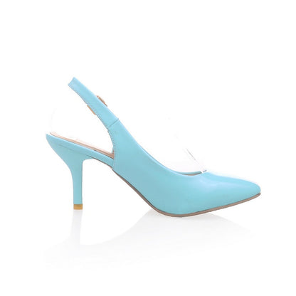 Women's Pointed Toe Slingbacks High Heel Sandals