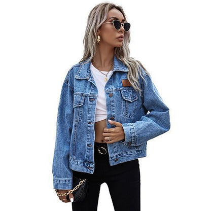 Fashion Daily Loose All-matched Denim Women Jackets