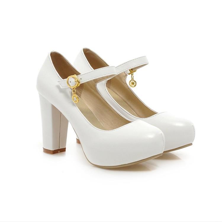 Sweet Princess High Heel Round Head Platform Pumps – meetfun