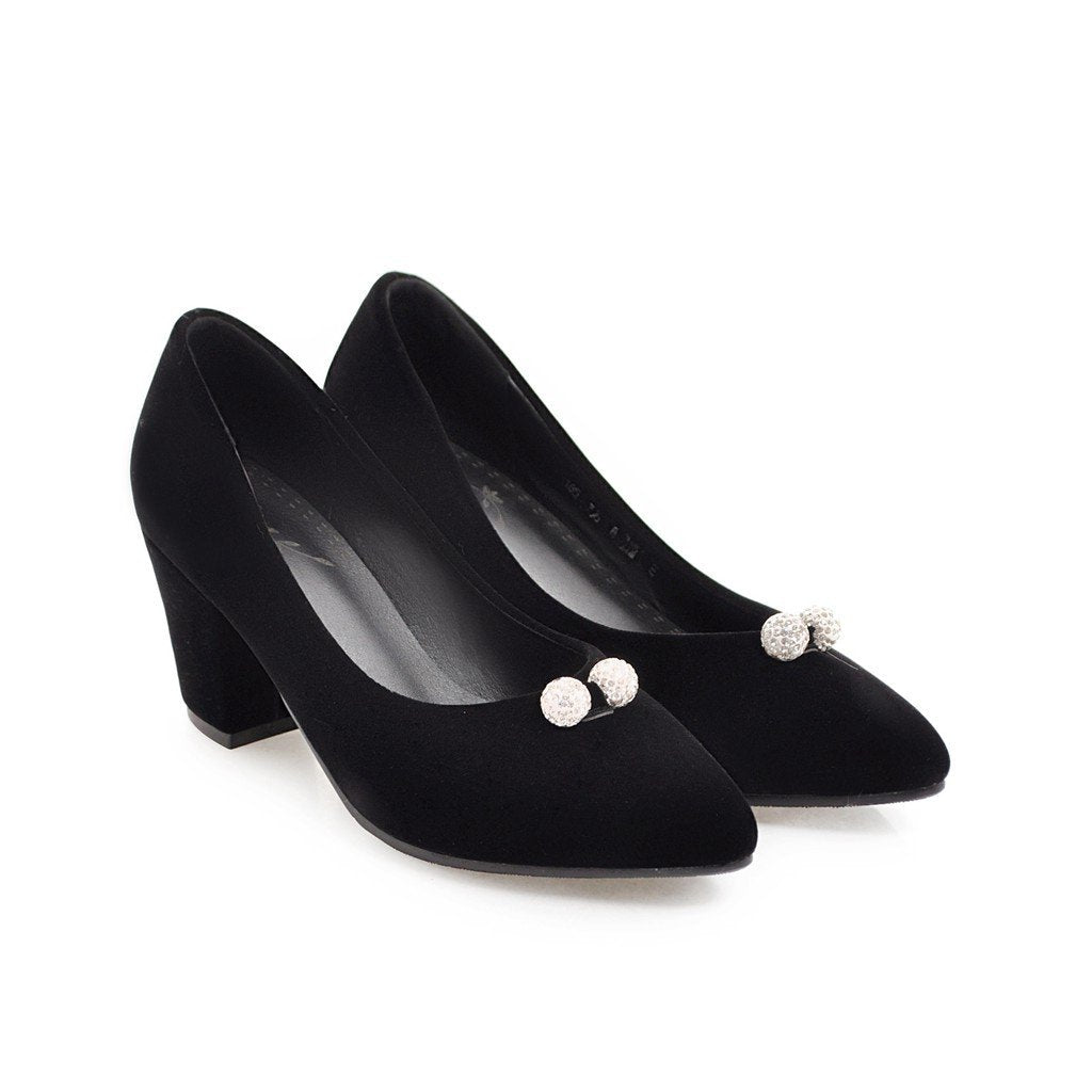 Pointed Toe High Heel Bridal Shoes – meetfun