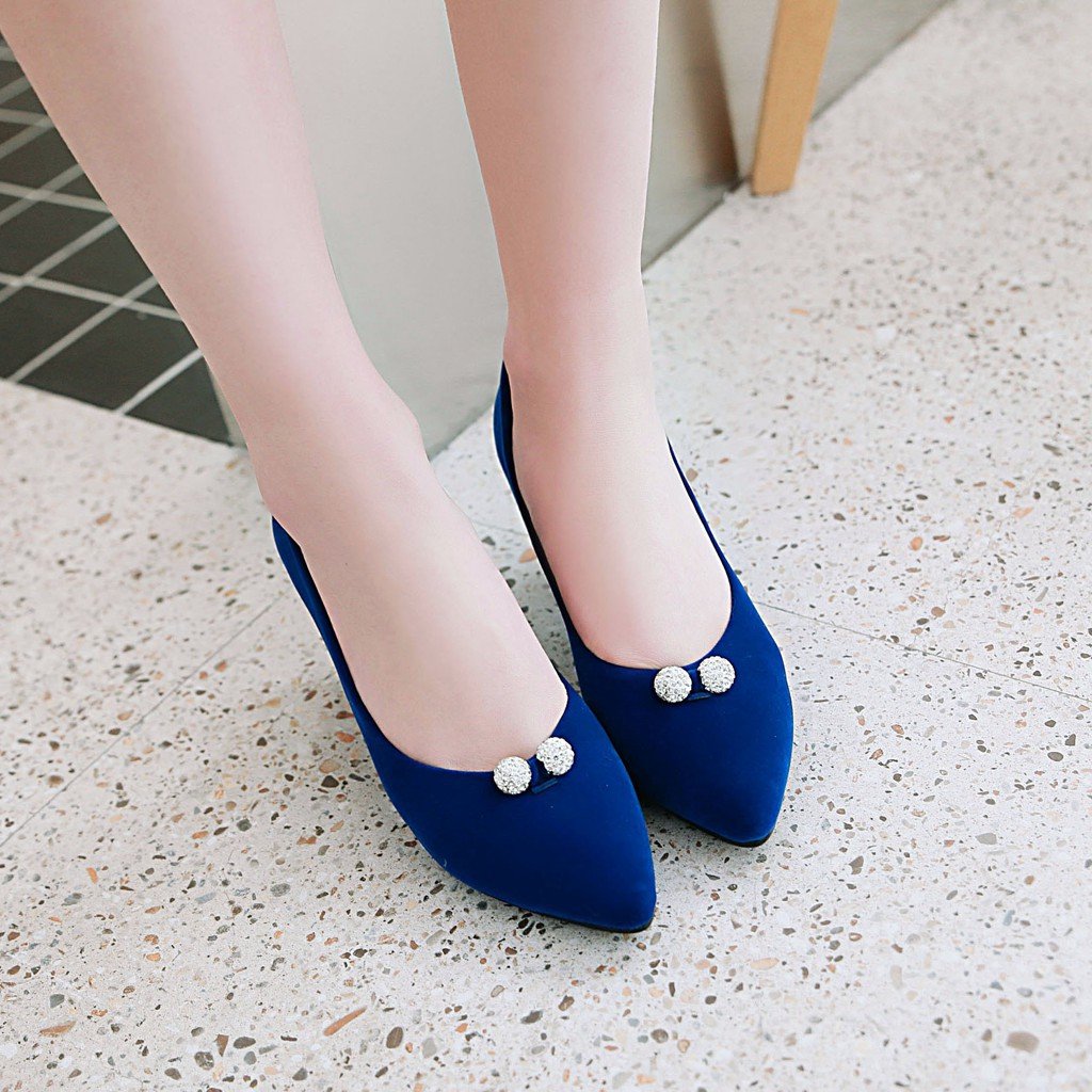 Woman Pointed Toe High Heeled Bridal Shoes