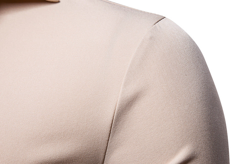 Men's Shoelace Design TurndownPlus Size Long Sleeves Shirts