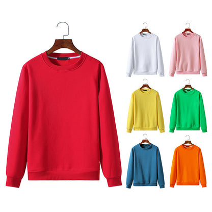 Round Neck Sweater Long Sleeved Sweatshirt