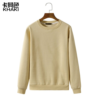 Round Neck Sweater Long Sleeved Sweatshirt