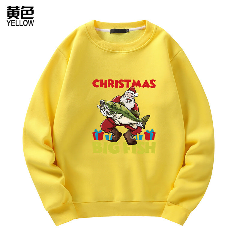 Men's Christmas Santa Print Sweatshirt