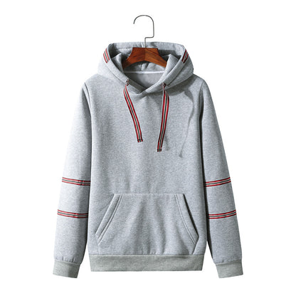 Men Sports Hooded Sweater Coat