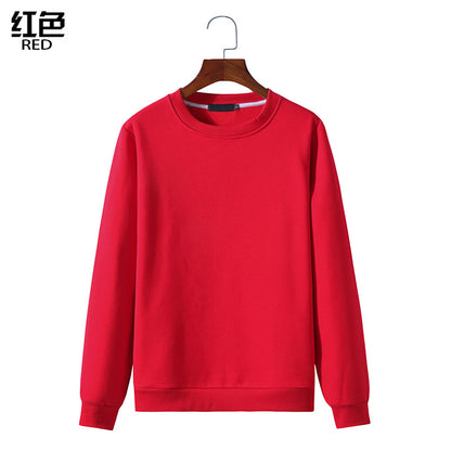 Round Neck Sweater Long Sleeved Sweatshirt